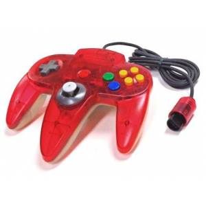 Controller N64 Clear Red (officiel Nintendo) [occasion / loose]