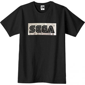 Sega Logo Tshirt (Black & Silver) - Tokyo Game Show 2019 Limited Edition [Goods]