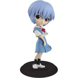 Q posket - Rebuild of Evangelion - Rei Ayanami - Ver.A [Banpresto] [Used]
