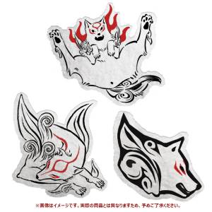 Okami Special Collection Amaterasu Mofumofu Sticker Set of 3 - e-Capcom Limited [Goods]