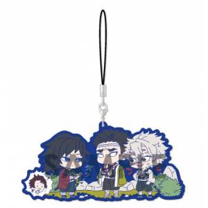 Kimetsu no Yaiba Wachatto! Rubber Strap B. Giyuu Tomioka / Gyomei Himejima / Sanemi Shinazugawa [Goods]