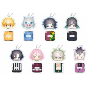 Stand Mini Acrylic Keychain Kimetsu no Yaiba Odango Series B 10 Pack BOX [Goods]
