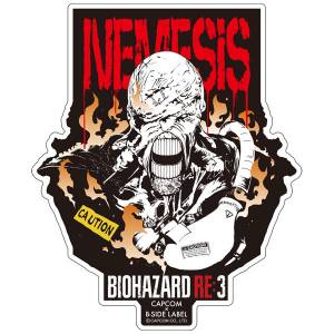 Capcom x B-SIDE LABEL Sticker - Resident Evil RE:3 / Biohazard RE:3 Nemesis [Goods]