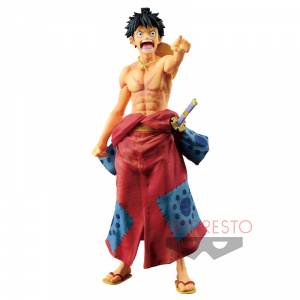 World Figure Colosseum - Monkey. D Luffy - Modeling King Summit Battle 2 SPECIAL - One Piece [Banpresto] [Occasion]