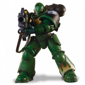 WARHAMMER 40,000 SALAMANDERS INTERCESSOR WITH BOLT RIFLE Limited Edition [Bandai]