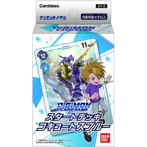Digimon Card Game Start Deck Cocutes Blue ST-2 6 Packs Box [Trading Cards]
