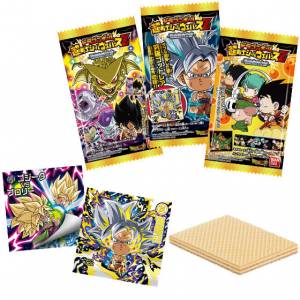 Dragon Ball Chou Senshi Sticker Wafer Z Chouzetsu Genkaitoppa 20Pack BOX (CANDY TOY) [Bandai]
