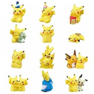 Pokemon Kids Pikachu Pikachu Gathering! 18 packs box CANDY TOY [Bandai]