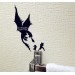 Monster Hunter  Wall Sticker - Rathalos [Goods]
