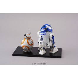 Star War - BB-8 & R2-D2 1/12 Plastic Model [Bandai]