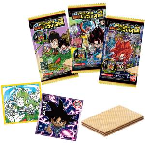 Dragon Ball Super Warrior Sticker Wafer Super Miraculous Fusion 20Pack BOX (CANDY TOY) [Bandai]