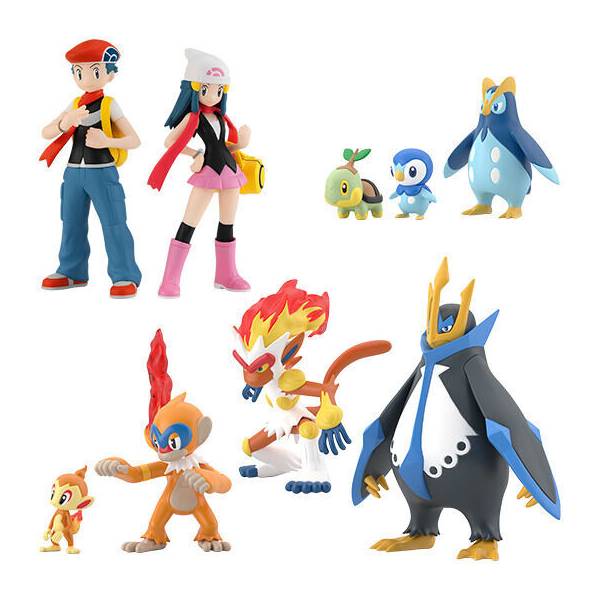 Pokemon Scale World Johto Region Raikou, Entei, & Suicune Set of 3 Figures  (Reissue)