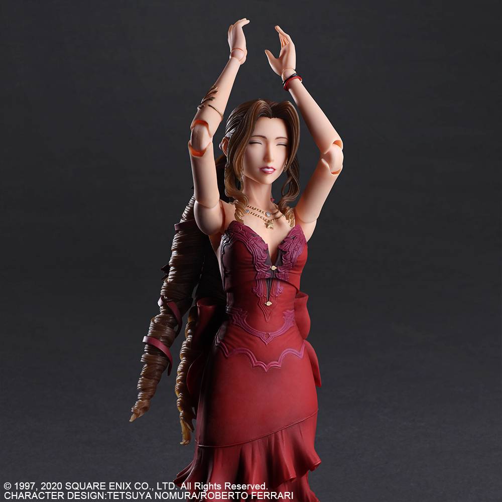 PLAY ARTS: Final Fantasy VII Remake - Aerith Gainsborough (Red Dress ver.)  | Nin-Nin-Game.com