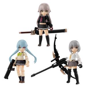 Desktop Army Heavily Armed High School Girls "First Squad" 3pack box Reissue [Megahouse]