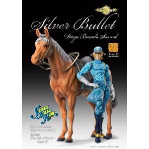 Super Action Statue JoJo's Bizarre Adventure Steel Ball Run - Diego Brando & Silver Bullet Limited [Medicos Entertainment]
