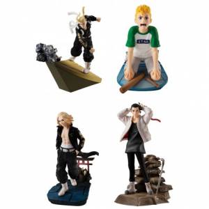 PuchiRama Series: Tokyo Revengers - Toman Heroic Scenes Set - 4 Figures/Box [Megahouse]