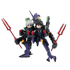 Evangelion Shin Gekijouban: Q - EVA-13 - Ikari Shinji & Nagisa Kaworu - Desktop Army ver. Limited Edition [Bandai]