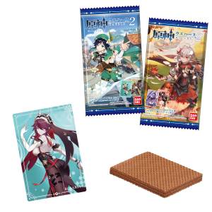 Shokugan: Genshin - Card Wafer 2 - 20 Packs/Box (CANDY TOY) [Bandai]