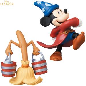 UDF: Disney Series 10 - MICKEY MOUSE & BROOM [Ultra Detail Figure No.690]