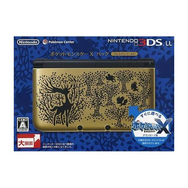 3DS LL プレミアムゴールド ポケットモンスターX - テレビゲーム