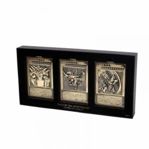 Yu-Gi-Oh! Duel Monsters: Metal Reliefs - Three Egyptian God Cards Set [Konami]