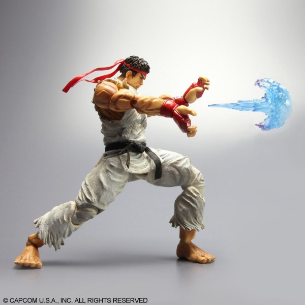  Square-Enix Street Fighter IV Guile Play Arts Kai Action Figure  : Toys & Games