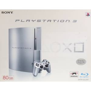 PlayStation 3 80GB Satin Silver [Used Good Condition]