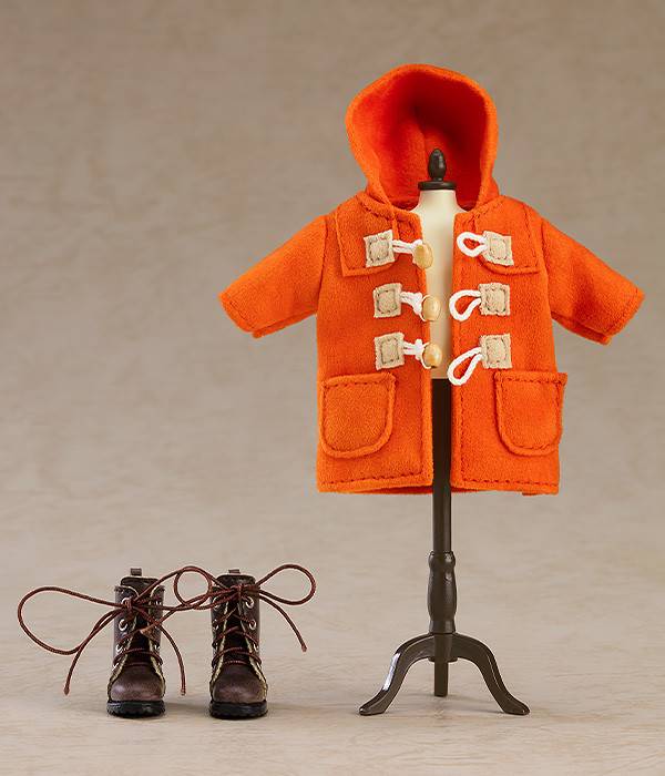 Nendoroid Doll: Warm Set Boots & Duffle Coat - Orange Color Ver. [Good Smile Company]