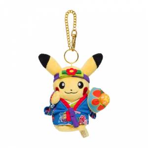 Keychain POKÉMON: Pokémon Center Okinawa - Pikachu Ryubu (Limited Edition) [The Pokémon Company]