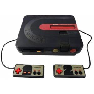 Twin Famicom Black AN-500B [Used / Loose]