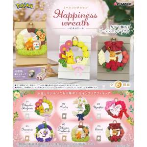 Pokemon: Pokémon Wreath Collection Happiness Wreath (6 Packs Box) [Re-Ment]
