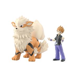 Pokemon Scale World: Kanto Chihou - Green & Arcanine (LIMITED EDITION CANDY TOY) REISSUE [Bandai]