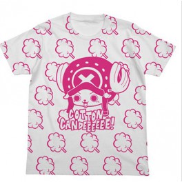   One Piece - Chopper & Cotton Candy T Shirt White - Édition Limitée Bandai-Namco Lalabit Market [Goodies]