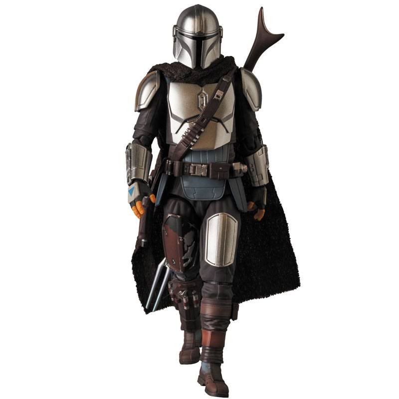 MAFEX (no.129): The Mandalorian - Grogu & Mandalorian (REISSUE) [Medicom Toy]