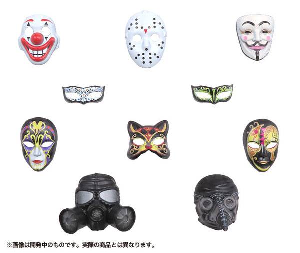 PrePla Masks for Figures "Western Countries" 1/12 - Painted Plastic Model [M.I.C.]