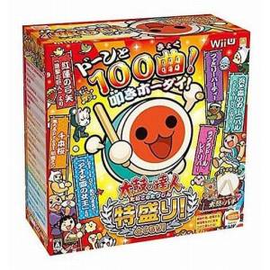 Taiko no Tatsujin Tokumori! Drum Controller Set [WiiU - Used Good Condition]