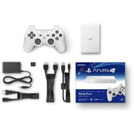 PlayStation Vita TV Value Pack - White (VTE-1000 AA01) [Used Good Condition]