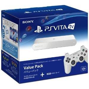 PlayStation Vita TV Value Pack - White (VTE-1000 AA01) [Used Good Condition]