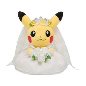 PELUCHE POKÉMON: Pokémon Garden Wedding - Female Pikachu Western Costume - Limited Edition [The Pokémon Company]