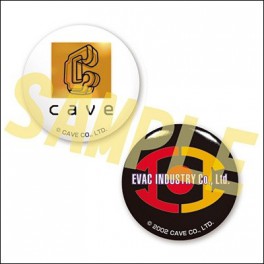 Ketsui & Cave - Badges x 2