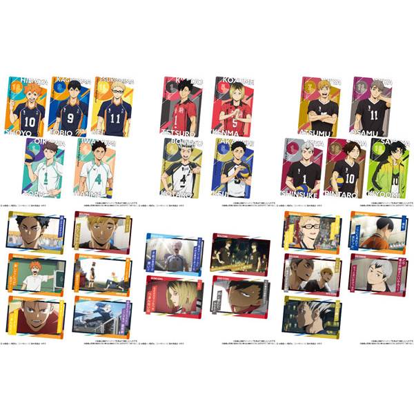 Bandai Shokugan Cards Haikyuu!! Anime Cards Hinata Shoyo Daichi