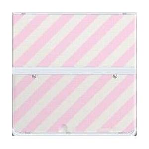 Nintendo New 3DS - Cover Plates No.030 - Stripe Pink [Used / Loose]