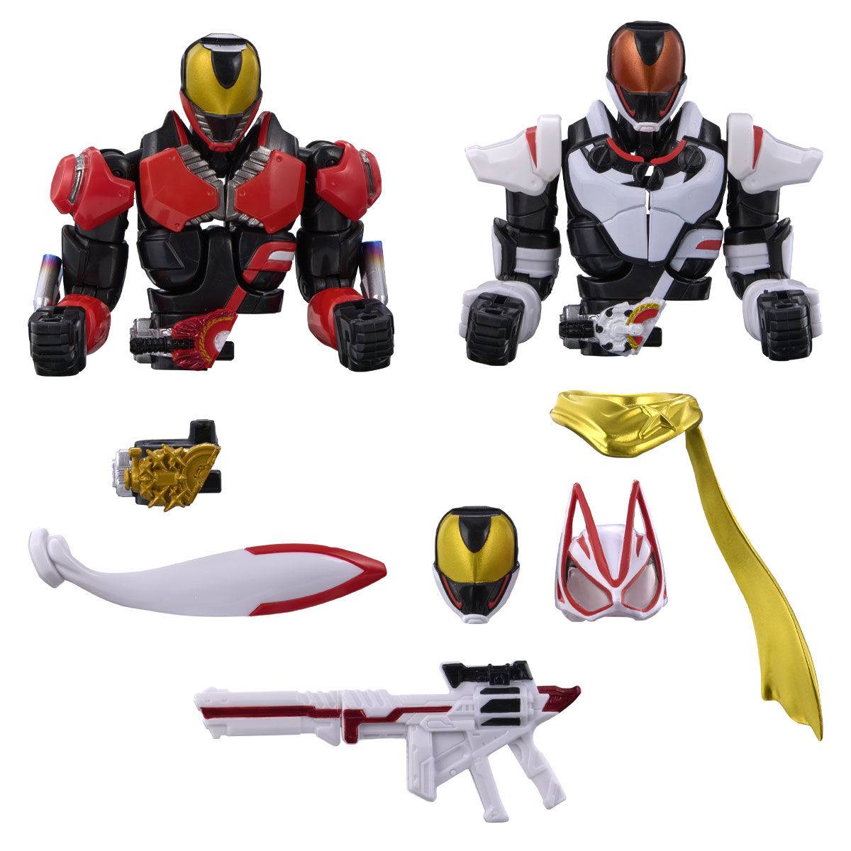 Kamen Rider Geats - Revolve Change Figure PB04 - Magnum Boost Set & Fever Form Parts Set, ...