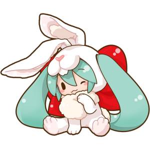 VOCALOID: Hatsune Miku - Fuwapuchi Nuigurumi (Rabbit 2023) [SEGA]