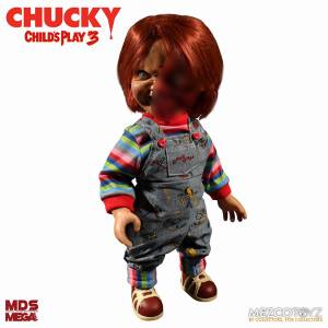 Designer Series: Child's Play 3: Pizza Face Chucky - 15 Inch Mega Scale Figure with Sound (Reissue) [Mezco]