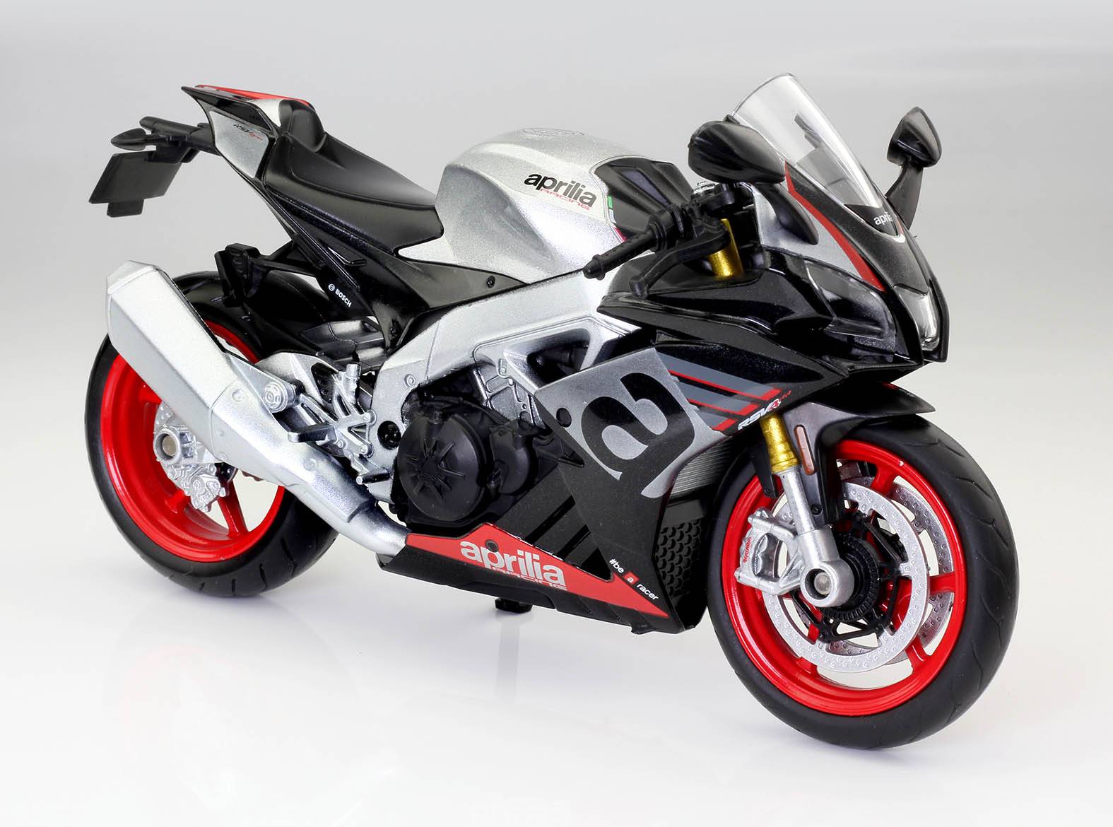 Diecast Motorcycle - 2020 Aprilia RSV4 RR 1/12 (Black Ver.) [Doyusha]