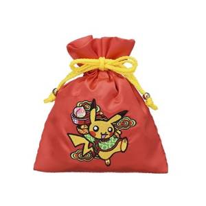 Pokemon: Pikachu Hanten - Satin Drawstring Bag - Pikachu (Limited Edition) [The Pokémon Company]