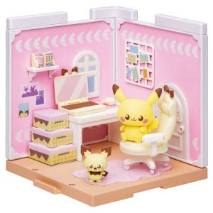 Pokemon: Poke Peace House Hobby Room - Pichu & Pikachu [Takara Tomy]