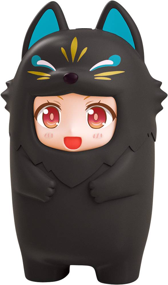 Nendoroid More: Kigurumi Face Parts Case - Black Fox [Good Smile Company]