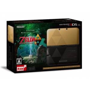 Nintendo 3DS LL / XL - Zelda no Densetsu - Kamigami no Triforce 2 Design [Used Good Condition]